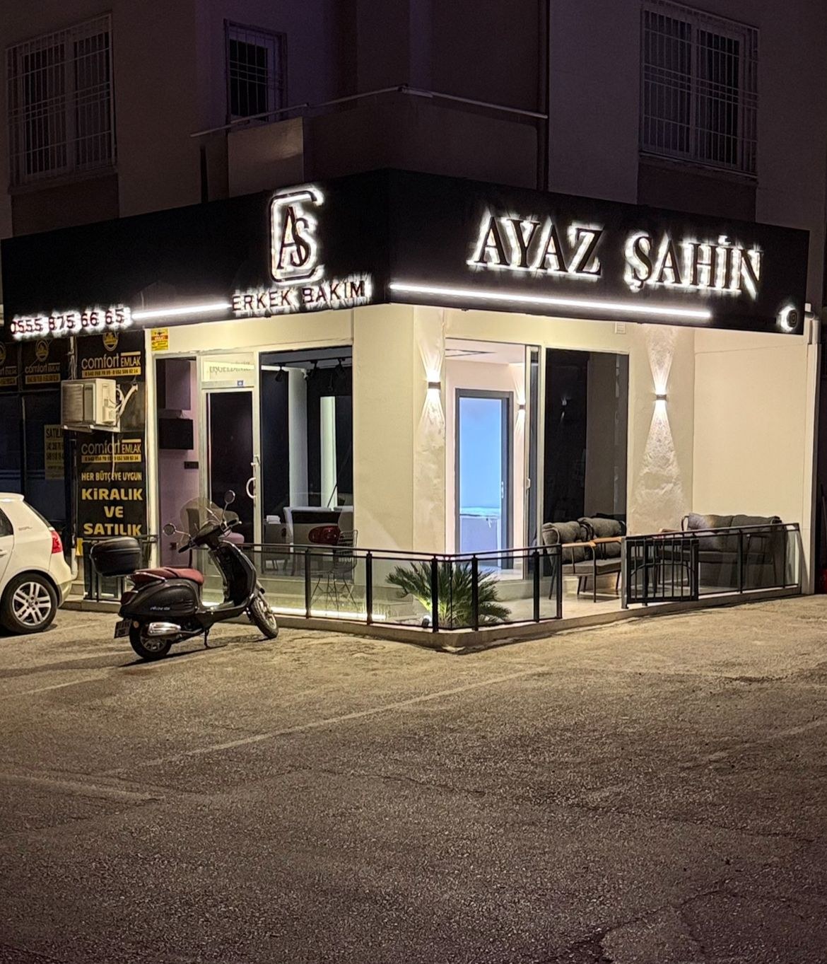 Akşam saatlerinde Ayaz Şahin erkek bakım merkezi